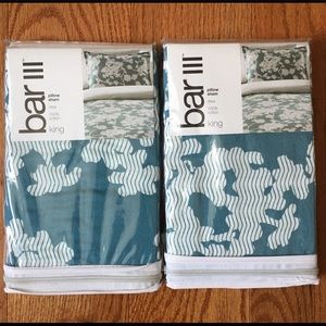Bar III King Pillow Shams Set of 2 Drea